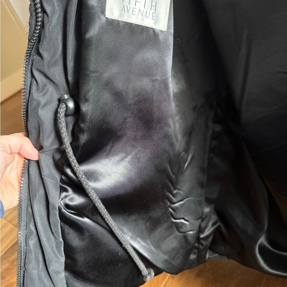 Andrew Marc Black Quilted Jacket from Saks. Fur trim! - Picture 8 of 8